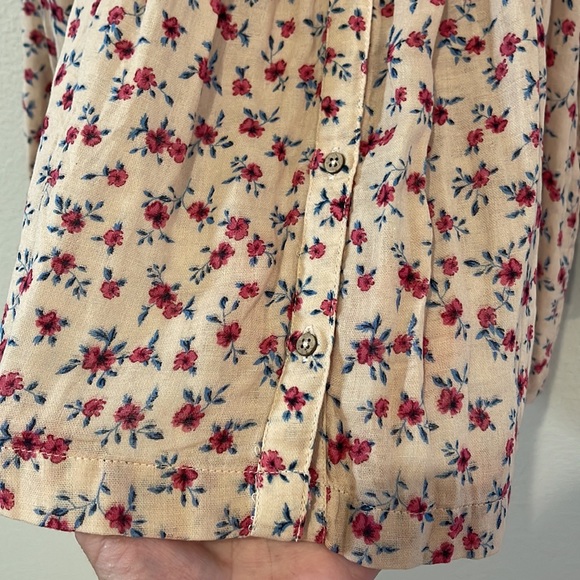 NWT Zara Girls Smocked Floral Blouse! - Picture 9 of 12